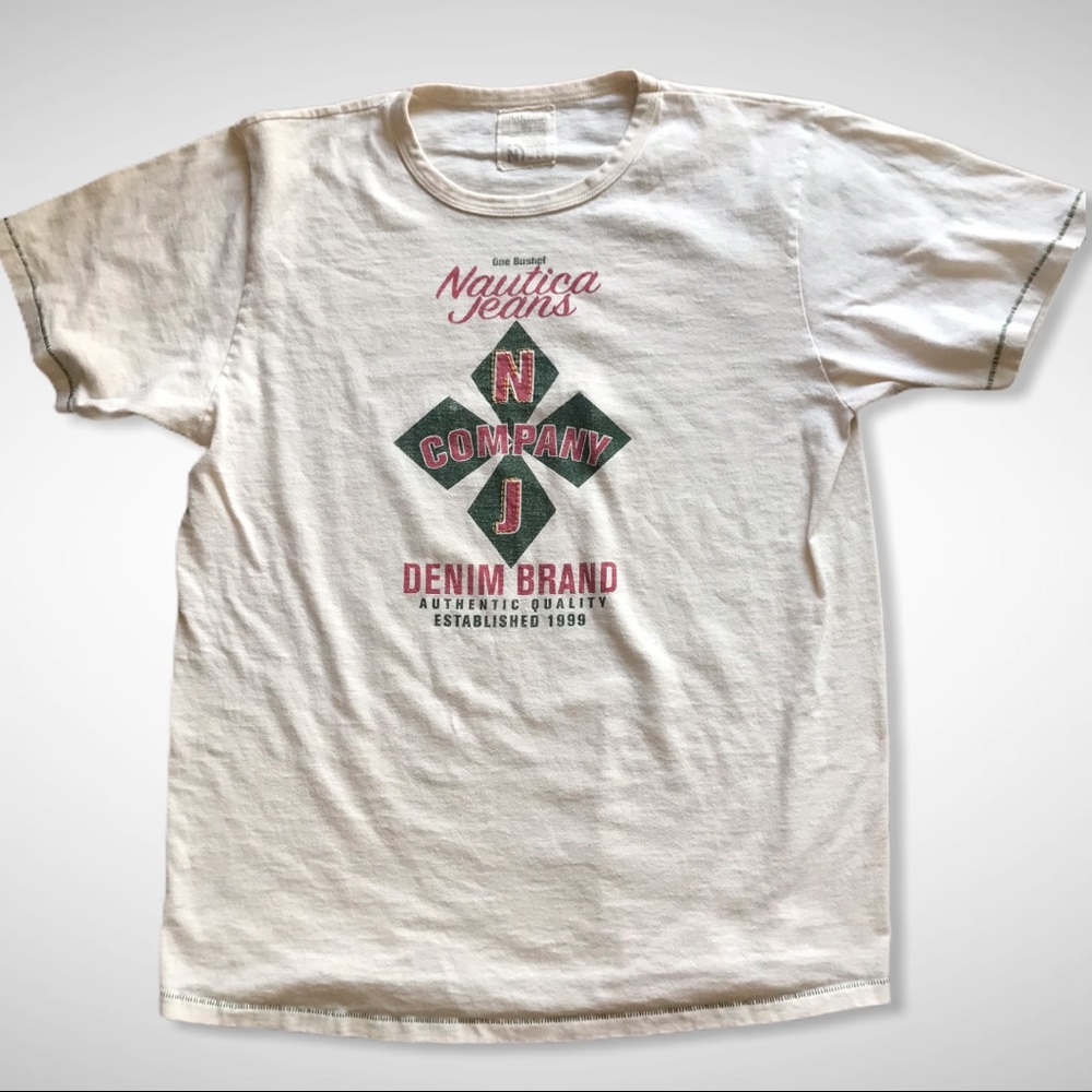Nautica “One Bushel” T-shirt with Top Stitch - LG - Picture 2 of 5